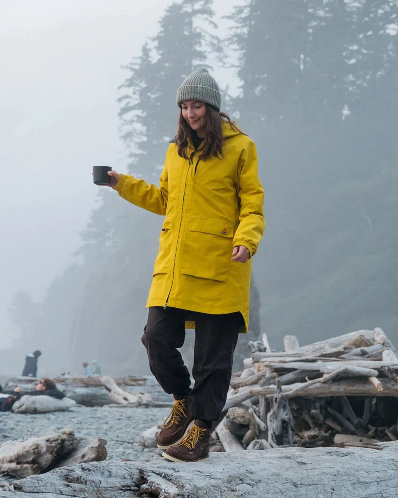 Serein Wasserdichter Parka - Heritage Gelb