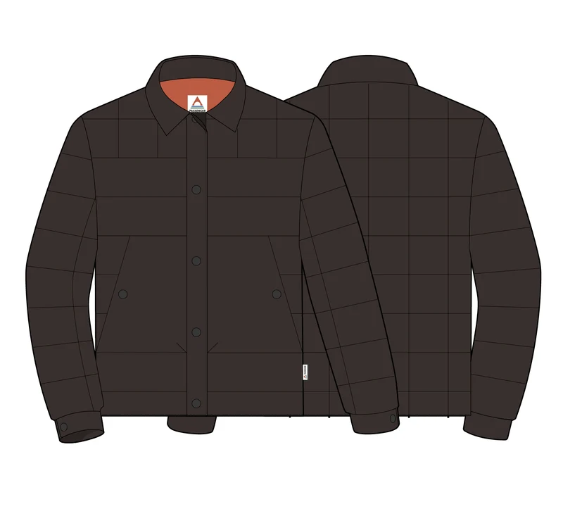 Vanlifer Isoliertes Overshirt - Espresso