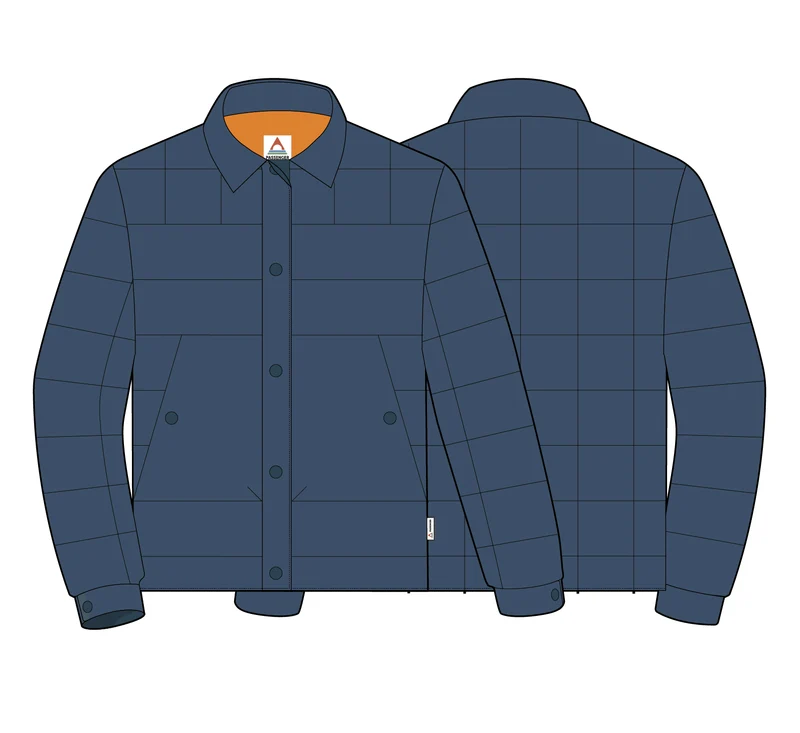 Vanlifer Isoliertes Überhemd - Dunkles Denim