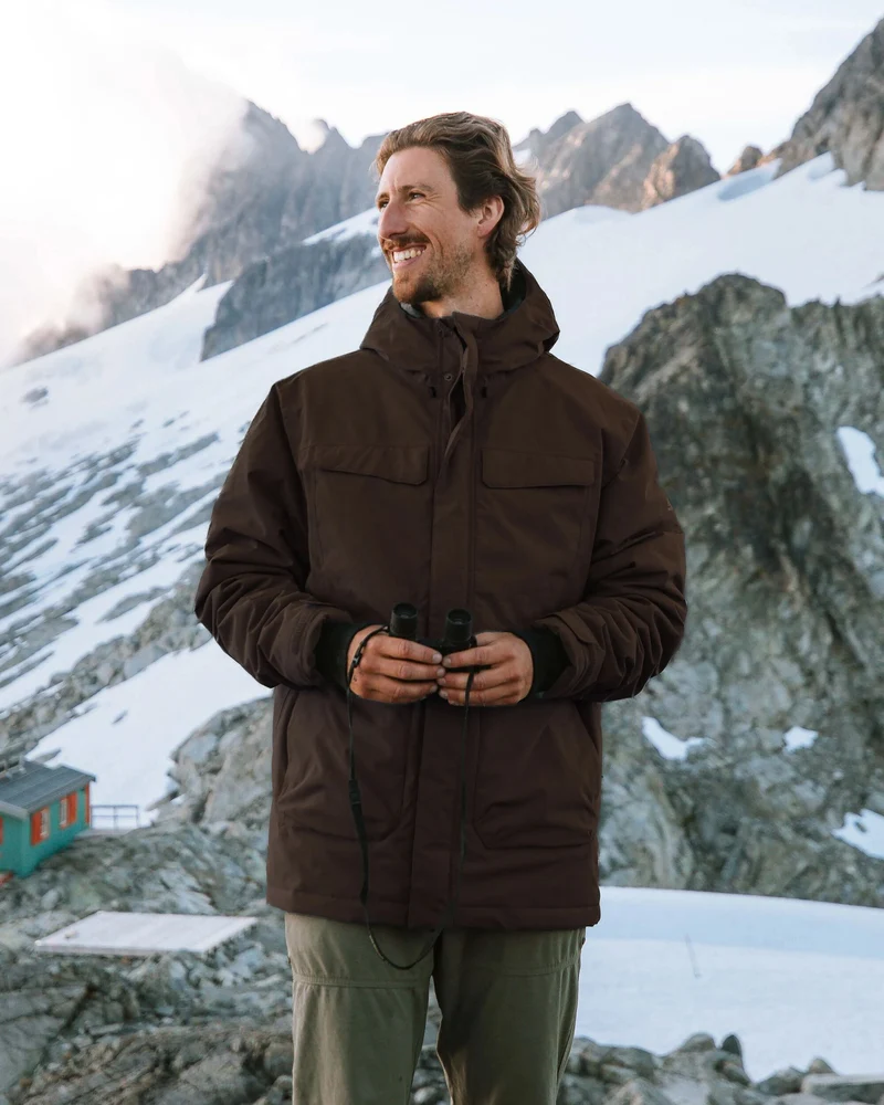 Explorer Wasserdichte Daunenparka - Espresso