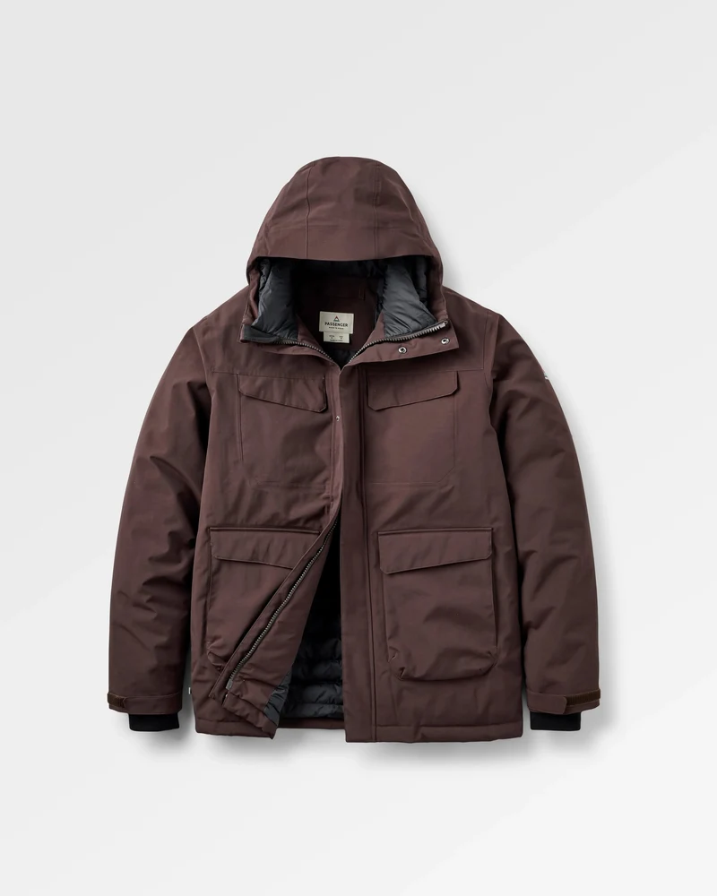 Explorer Wasserdichte Daunenparka - Espresso