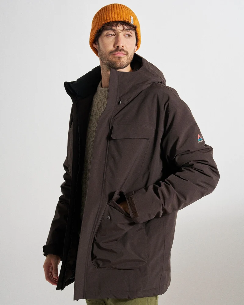 Explorer Wasserdichte Daunenparka - Espresso
