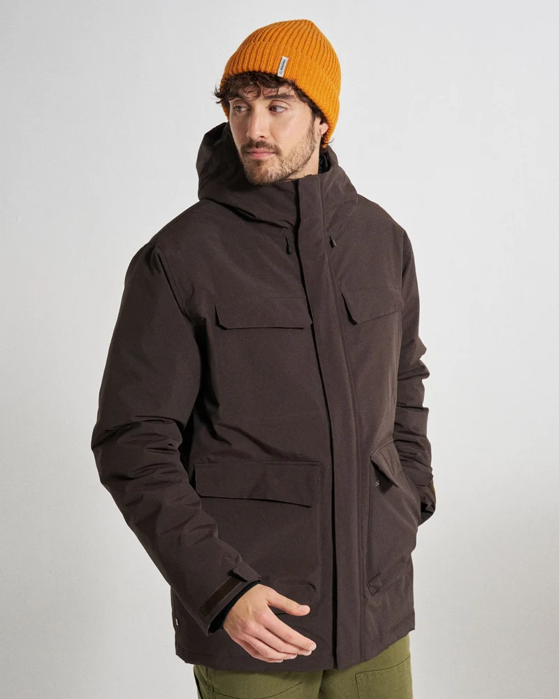 Explorer Wasserdichte Daunenparka - Espresso