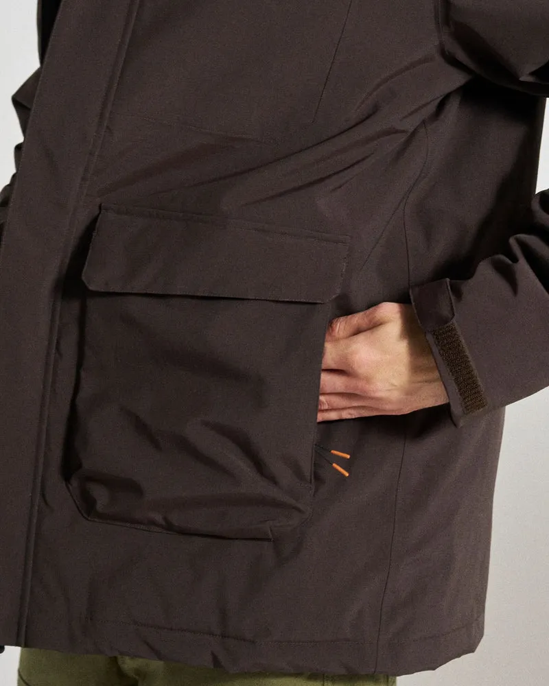 Explorer Wasserdichte Daunenparka - Espresso