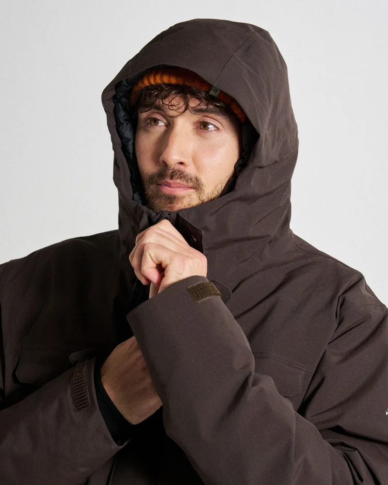 Explorer Wasserdichte Daunenparka - Espresso