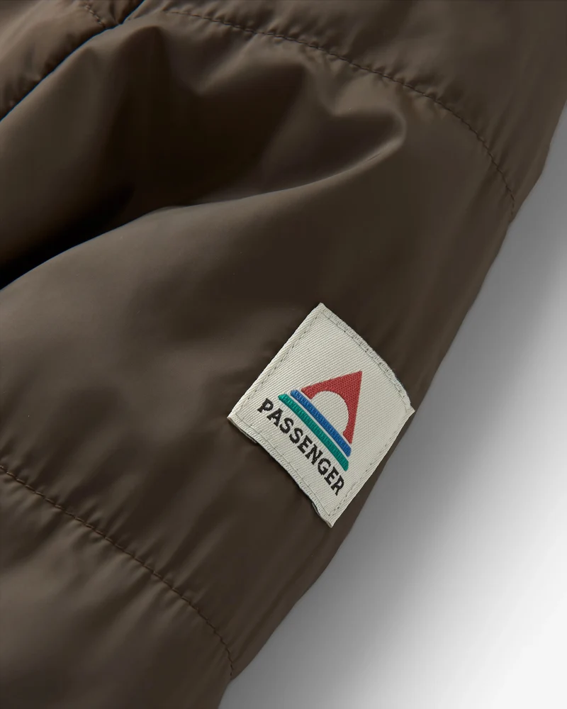 Flora Sherpa gefütterte Parka - Kaffee