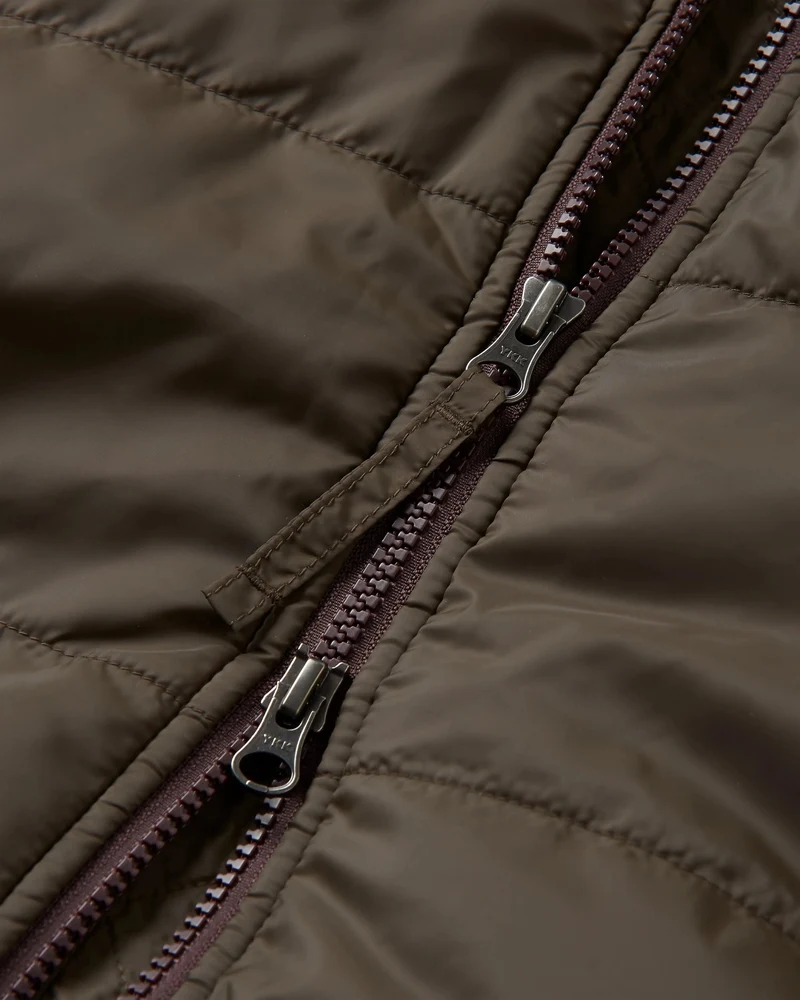 Flora Sherpa gefütterte Parka - Kaffee