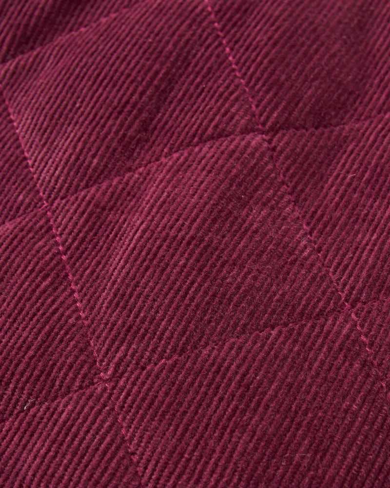 Lucia Gesteppte Cord-Jacke - Feige