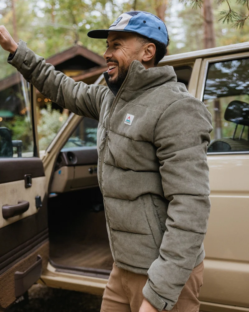Backcountry Isolierte Cord Jacke - Staubiges Oliv