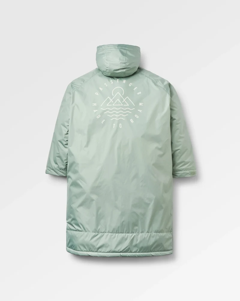 Escapism Sherpa Gefütterter Surf-Poncho - Pistazie