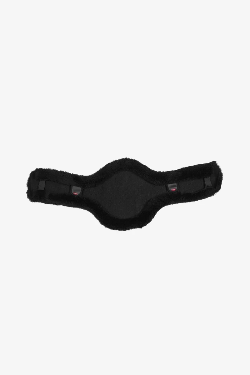 Merino+ Anatomischer Kurzgurtüberzug mit Stollenschutz Black M