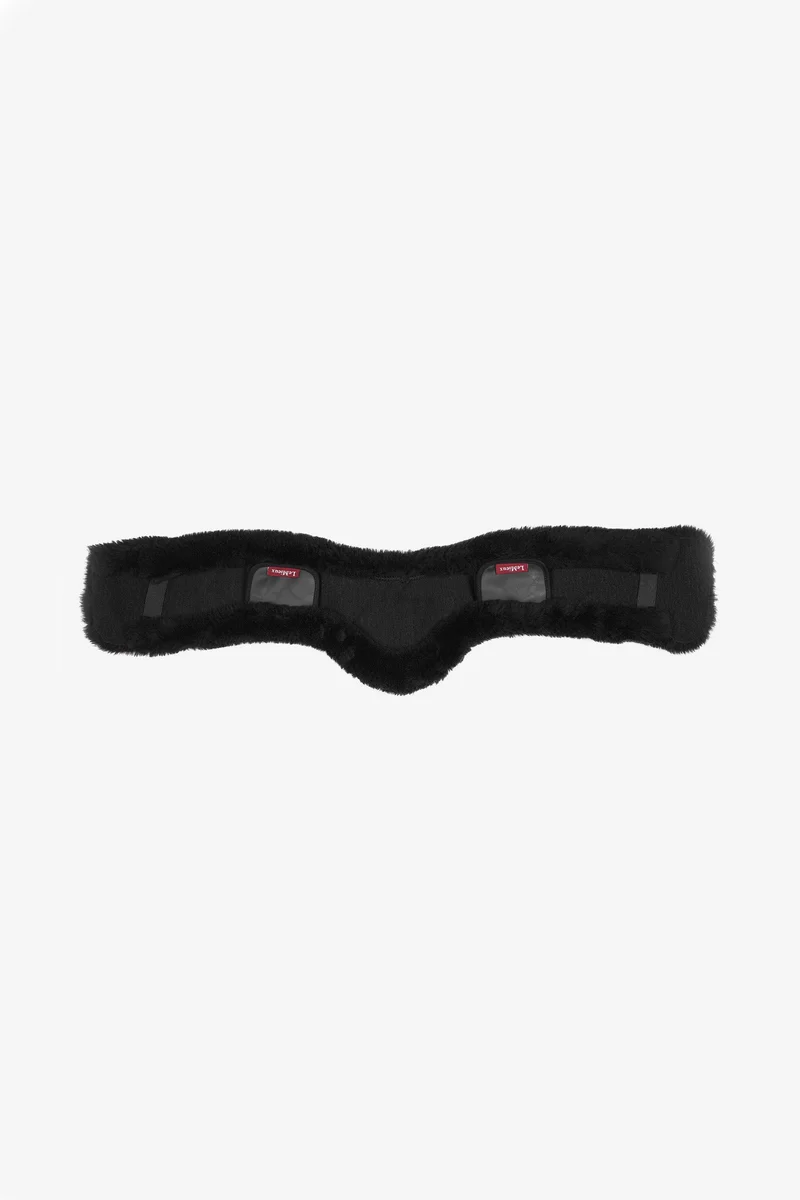 Merino+ Anatomischer Dressurgurtüberzug Black L