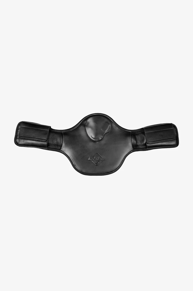 Gel-Tek Anatomisch Geformter Kurzgurt mit Stollenschutz und Magnet Black 80 cm