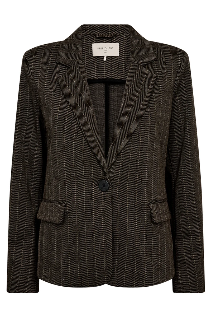 Bonnie Jacket 211688 | Desert Taupe W. Black | Jakke fra Freequent