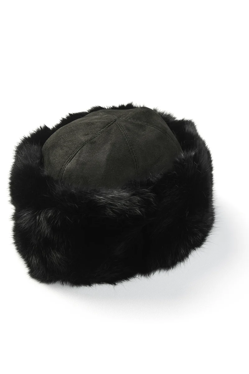 Nappi Faux Fur Hat | Brown | Accessories fra Neo Noir