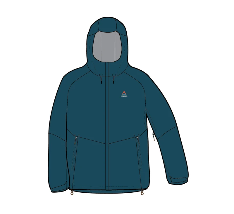 Five Season Wasserdichte Jacke - Tidal Blue
