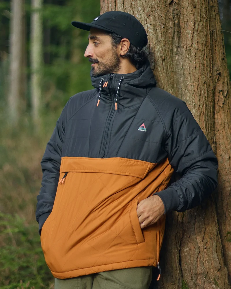 Oceanic Isolierte Anorak - Schwarz/Retro Orange