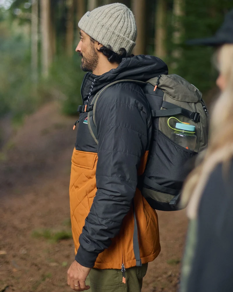 Oceanic Isolierte Anorak - Schwarz/Retro Orange