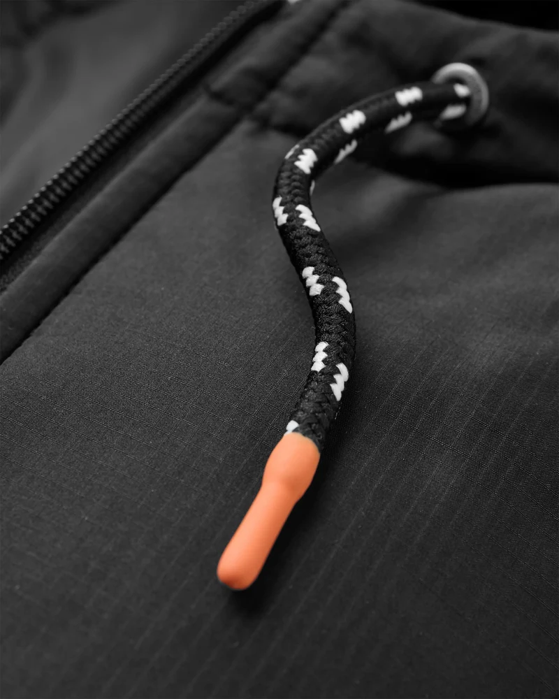 Oceanic Isolierte Anorak - Schwarz/Retro Orange