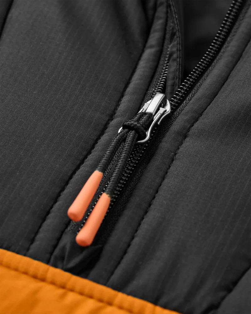 Oceanic Isolierte Anorak - Schwarz/Retro Orange
