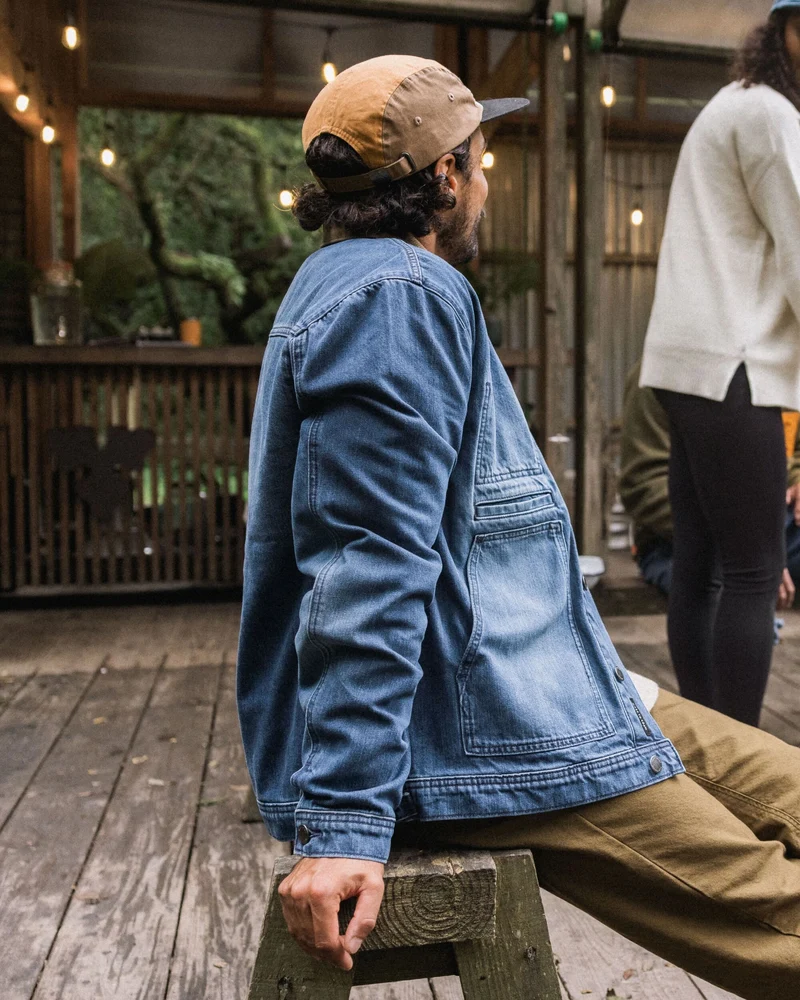 Vantage Gefütterter Denim-Jacke – Mittlere Waschung