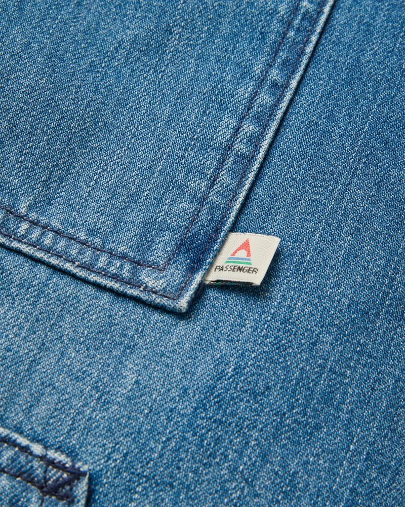 Vantage Gefütterter Denim-Jacke – Mittlere Waschung