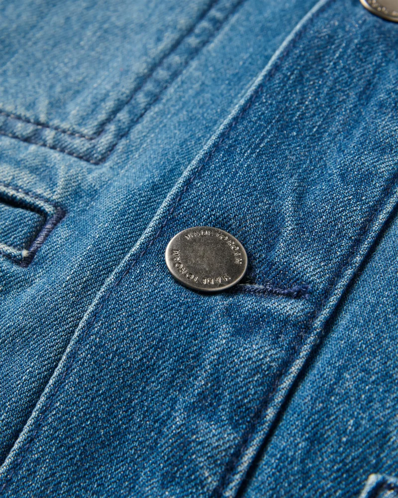 Vantage Gefütterter Denim-Jacke – Mittlere Waschung
