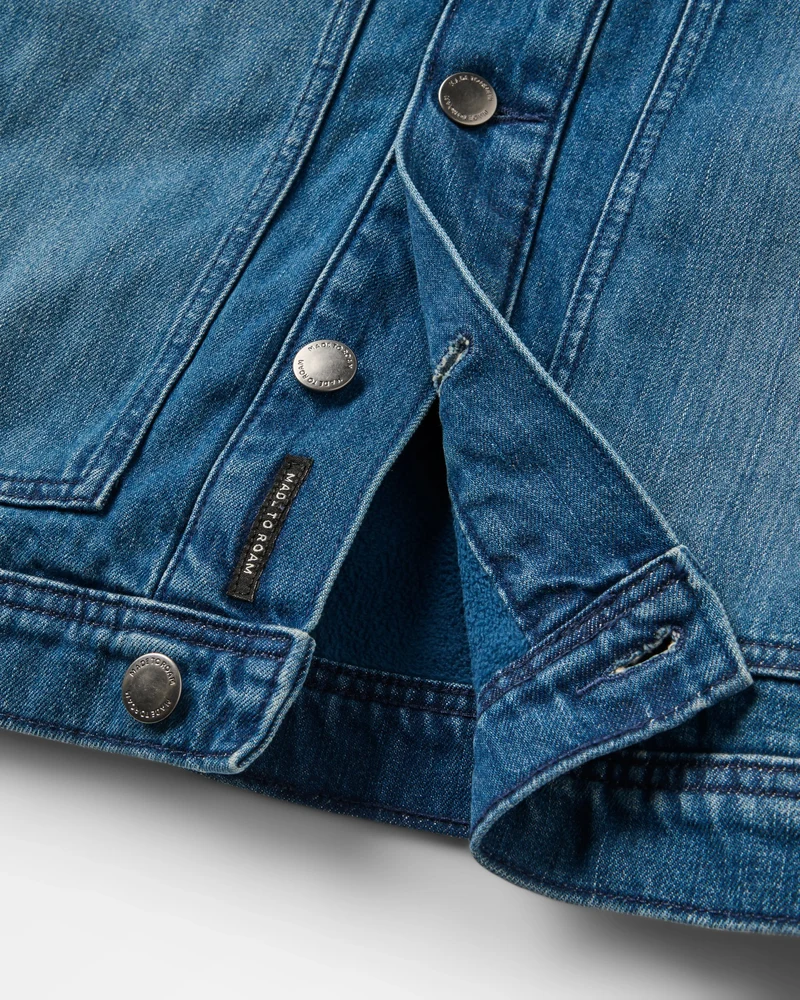 Vantage Gefütterter Denim-Jacke – Mittlere Waschung