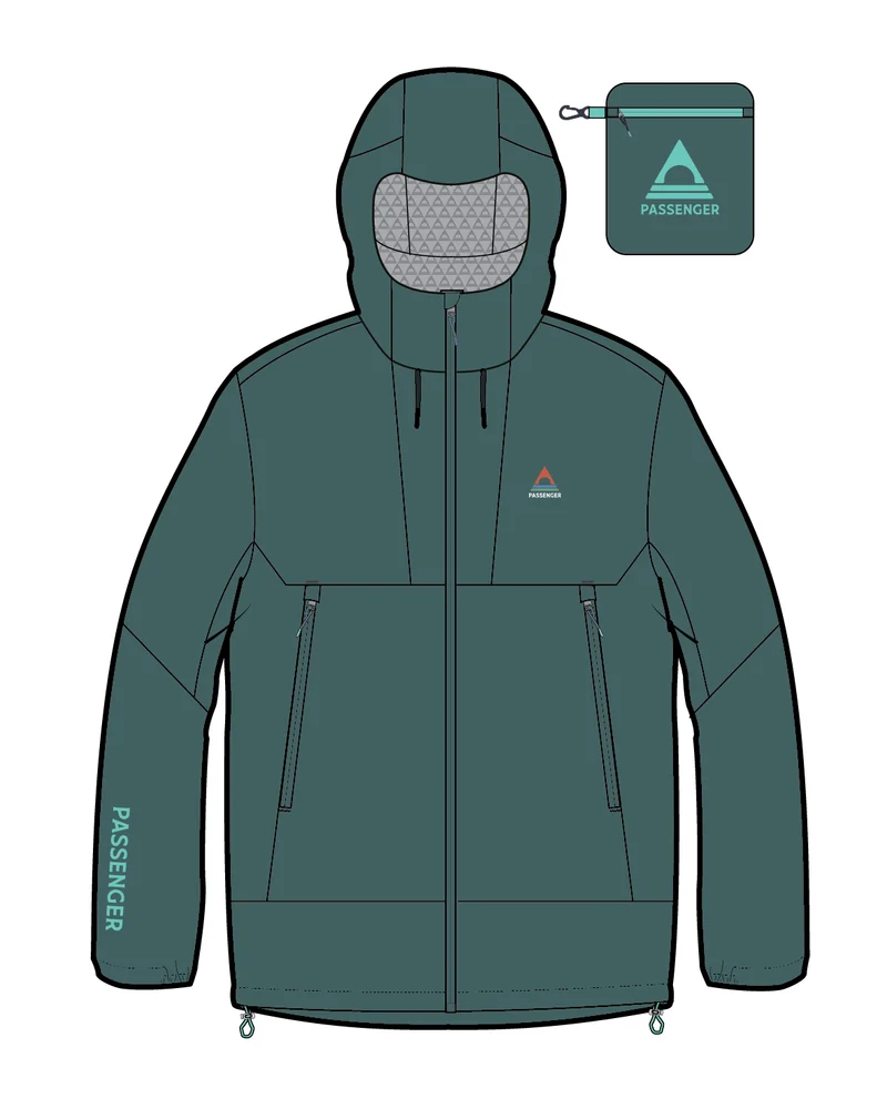 Trailscape Light Herren Wasserdichte Jacke - Deep Ocean