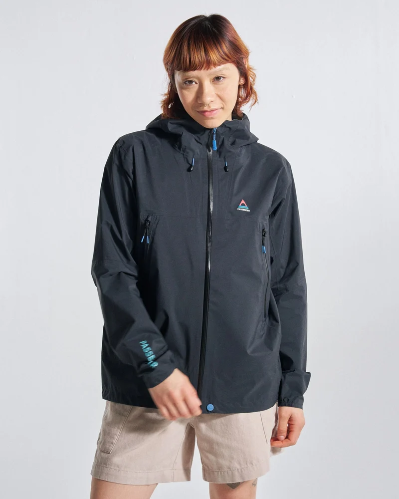Trailscape Lite Damen Wasserdichte Jacke - Schwarz