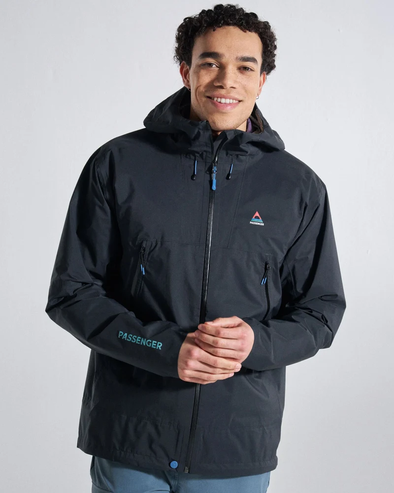 Trailscape Light Herren Wasserdichte Jacke - Schwarz