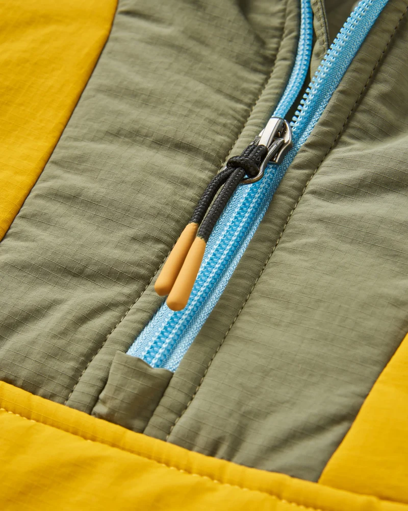 Ocean Isolierter Anorak - Staubiges Olivgrün/Heritage Yellow