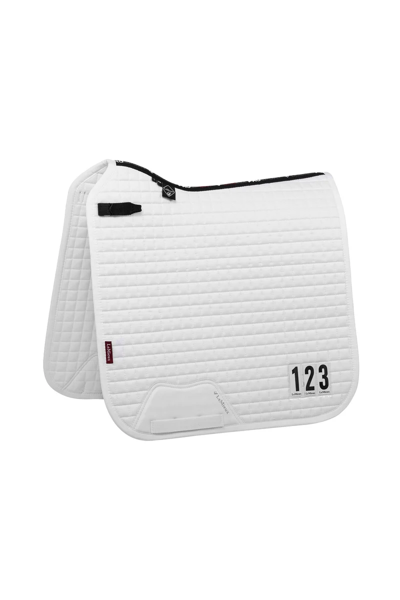 Dressage Competition Square Dressurschabracke White P-VB
