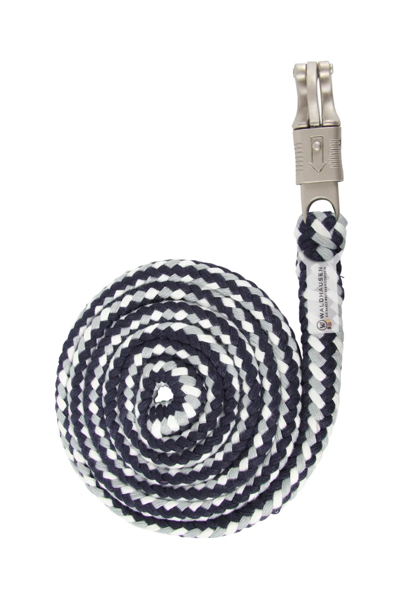 Plus Führstrick mit Panikhaken Dark Blue/Grey Einheitsgröße
