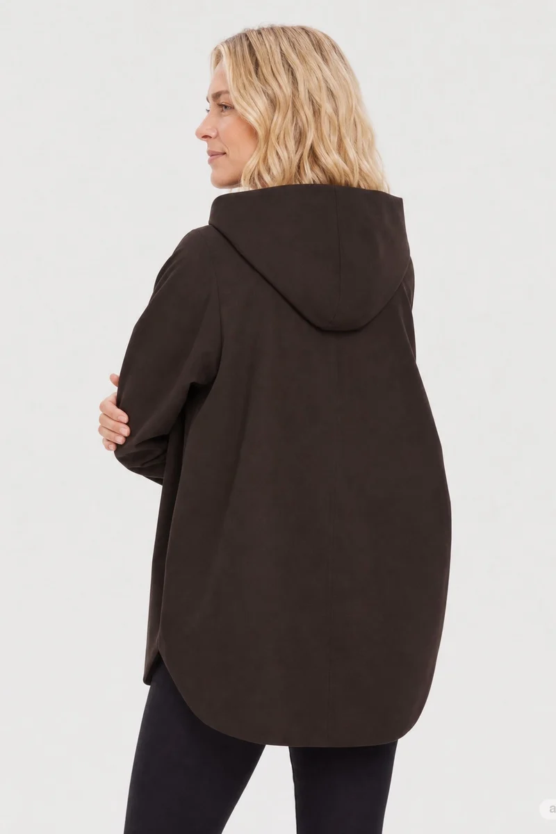 Mow Poncho 206743 | Mole | Jakke fra Freequent
