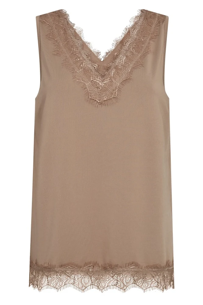 Bicco Top 206329 | Desert Taupe | Top fra Freequent