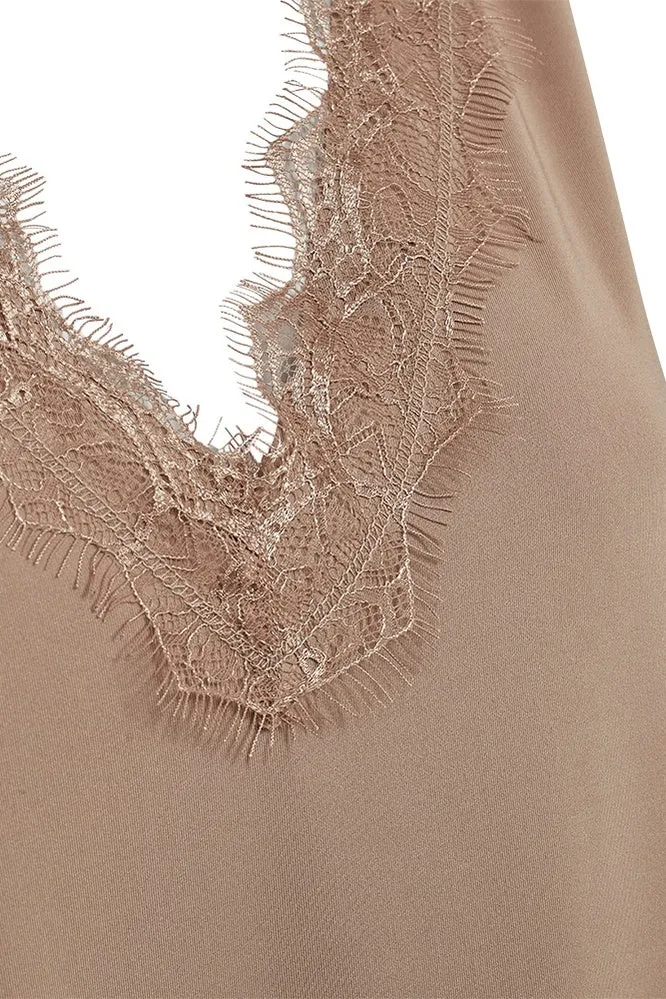Bicco Top 206329 | Desert Taupe | Top fra Freequent