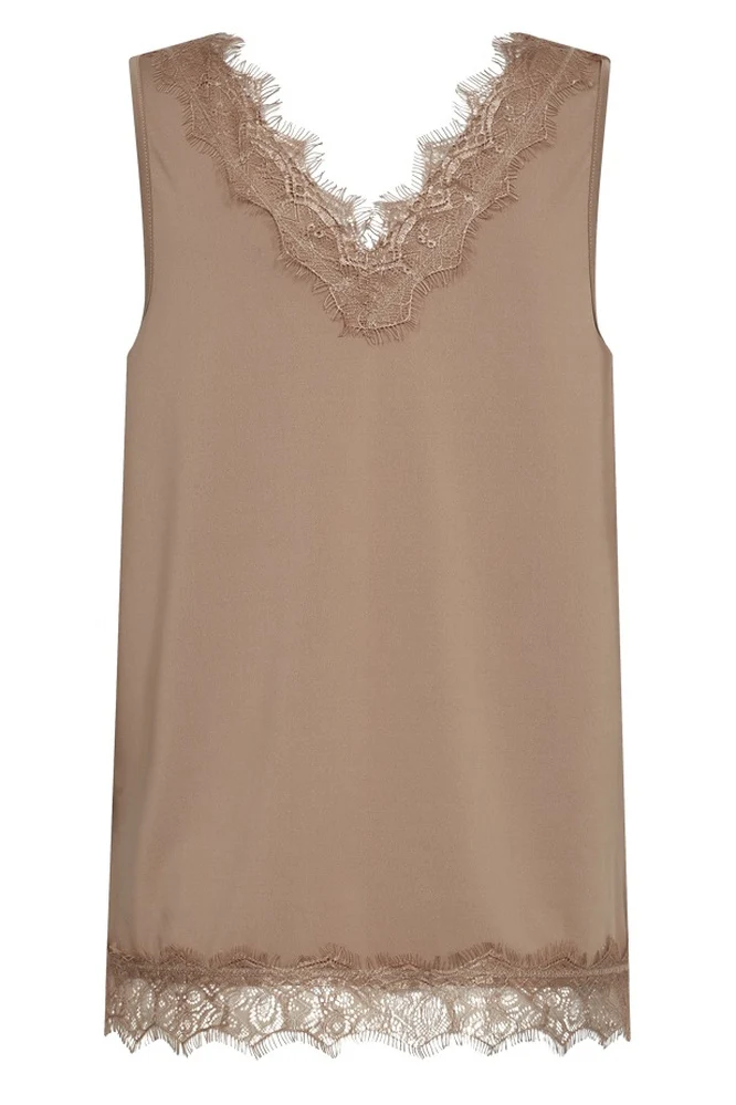Bicco Top 206329 | Desert Taupe | Top fra Freequent