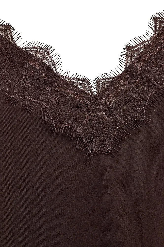 Bicco strap top | Mole | Blonde top fra Freequent