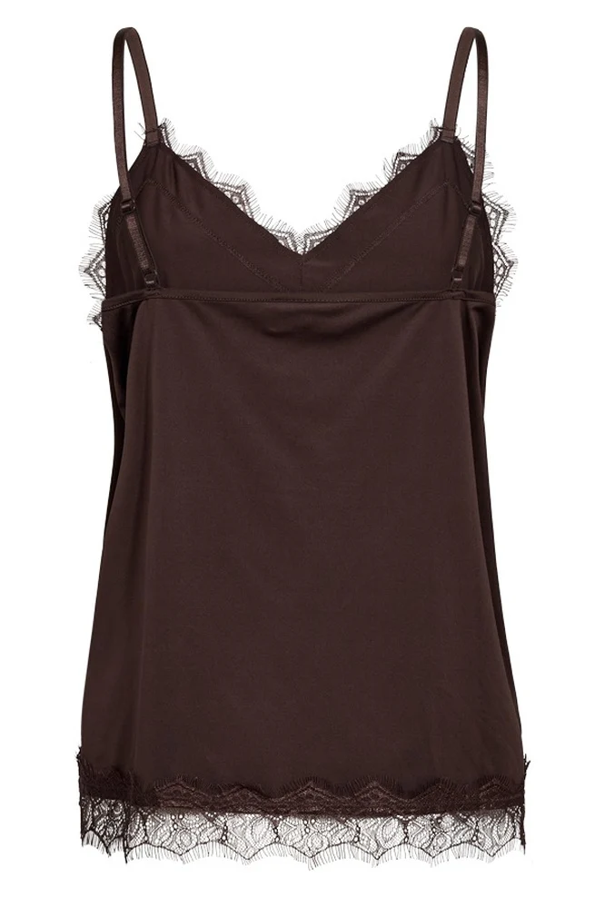 Bicco strap top | Mole | Blonde top fra Freequent