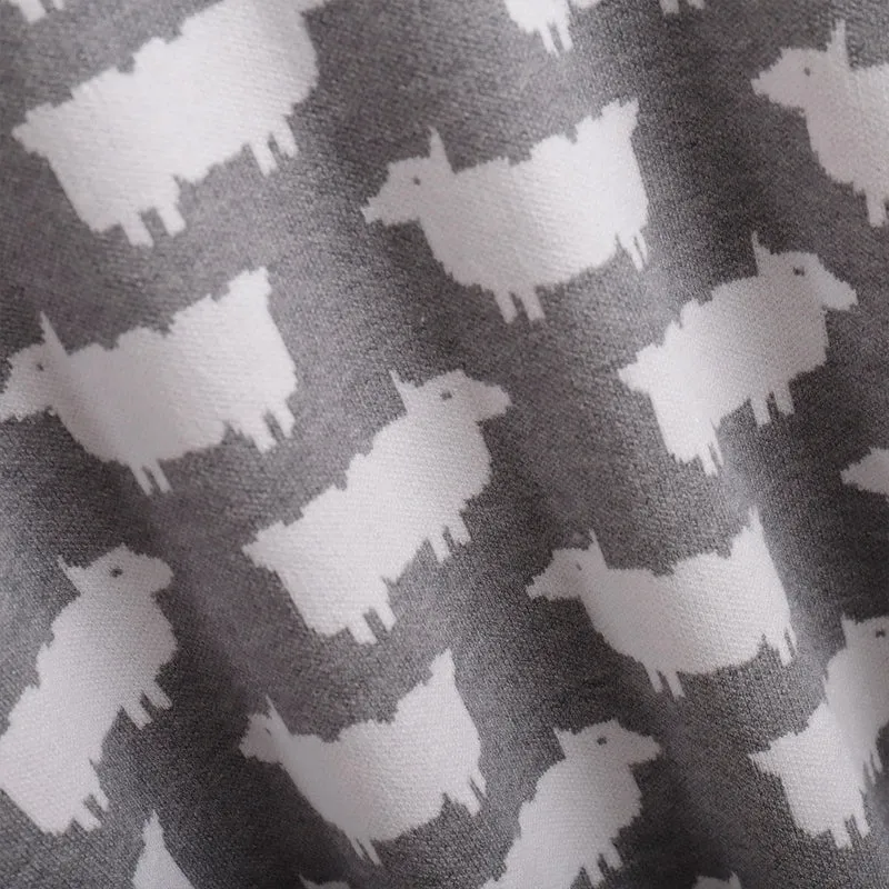 Damen Gemütlicher Pullover mit kreativem Schafe-Muster Drune