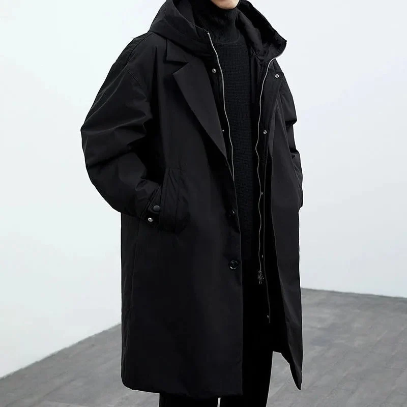 Drune | Herren Wasserdichter Trenchcoat - Stilvolles & Warmes Puffer-Design
