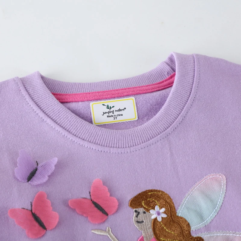 Mädchen Sweatshirt mit verzaubertem Feen- und Schmetterlingsdesign Drune