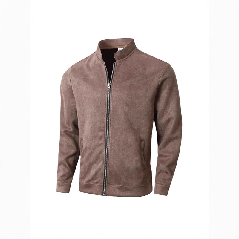 Herren Fleecejacke mit modernem Stehkragen und weichem Innenfutter Drune
