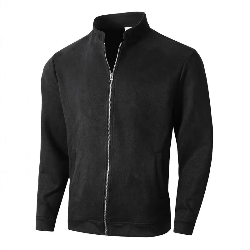 Herren Fleecejacke mit modernem Stehkragen und weichem Innenfutter Drune