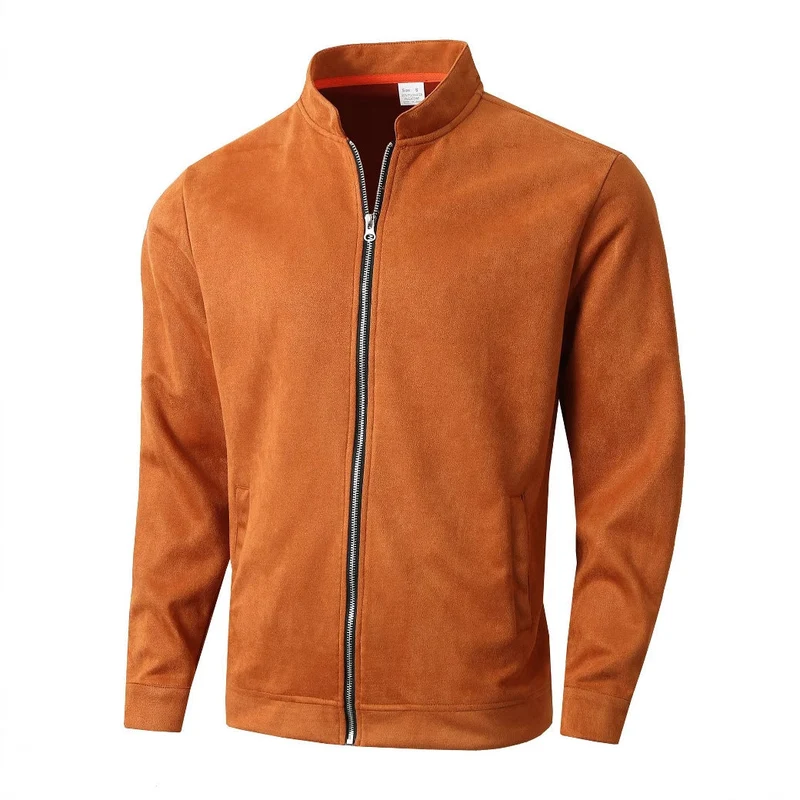 Herren Fleecejacke mit modernem Stehkragen und weichem Innenfutter Drune