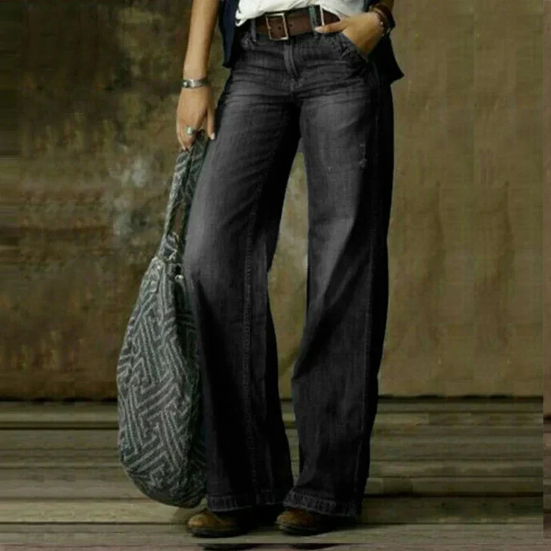 Drune | Vintage Weite Hosen Schicke Jeans