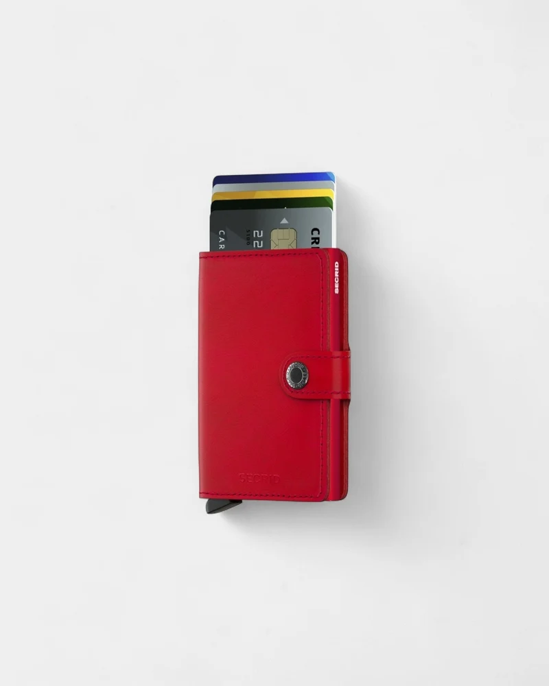 Kartenetui Miniwallet aus Leder zum Personalisieren
