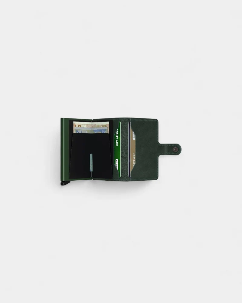 Kartenetui Miniwallet aus Leder zum Personalisieren