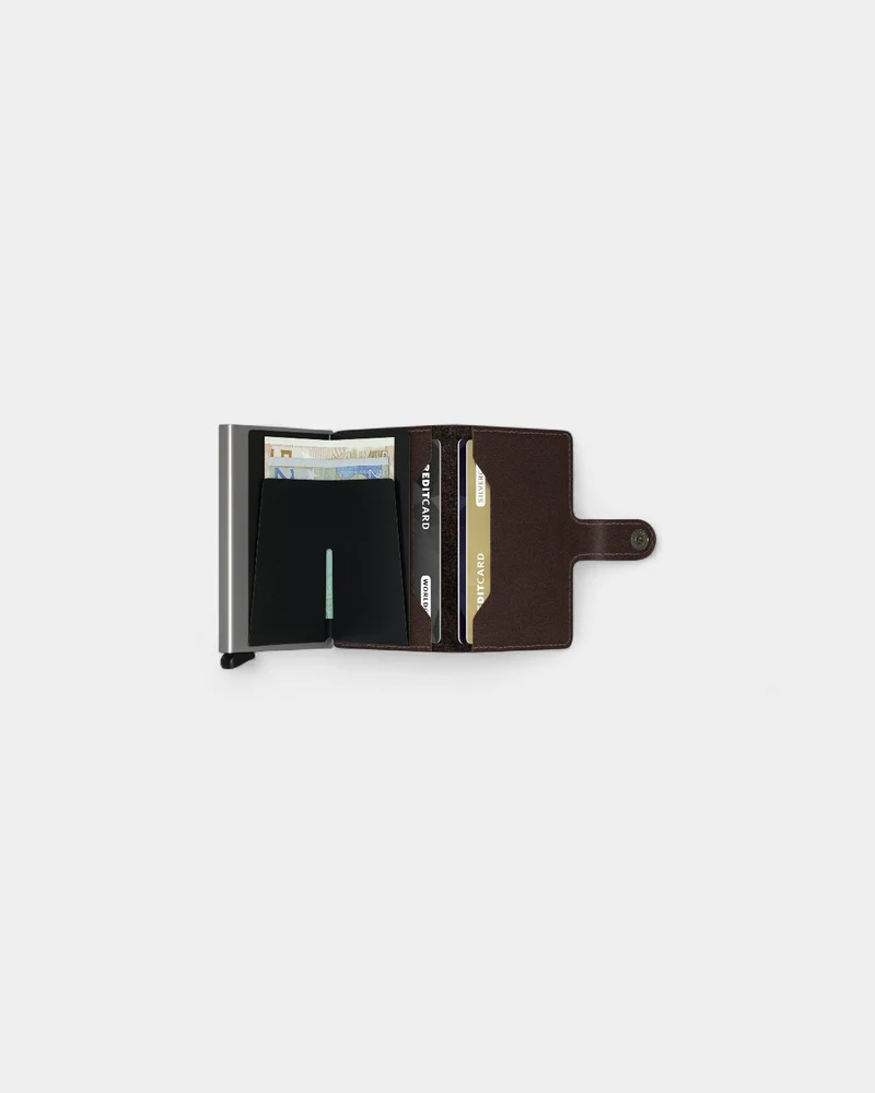 Kartenetui Miniwallet aus Leder zum Personalisieren